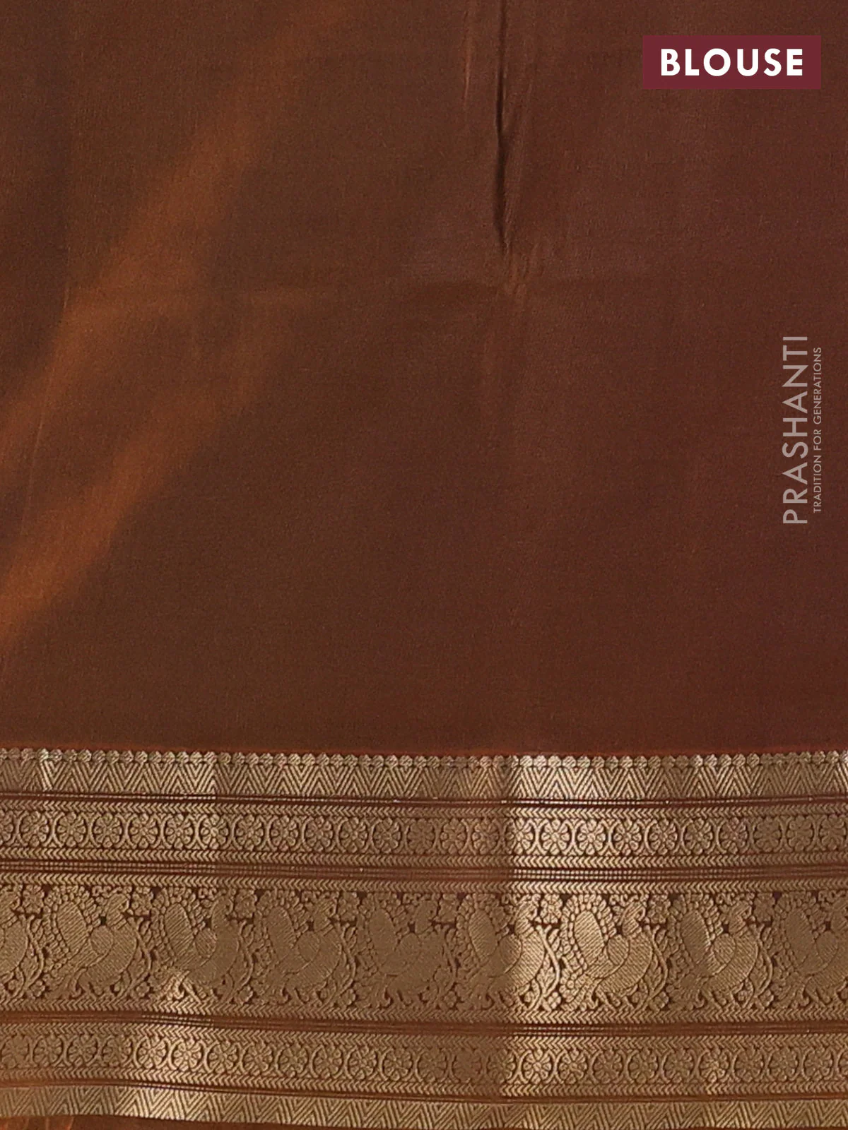 Semi soft silk saree pastel purple and dark mustard with zari woven buttas and zari woven border - Image 3
