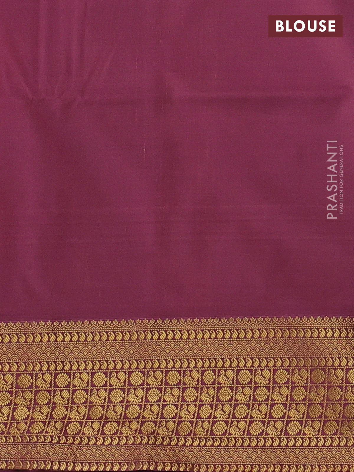Semi soft silk saree peach pink and violet with allover zari weaves & buttas and zari woven border - Image 3