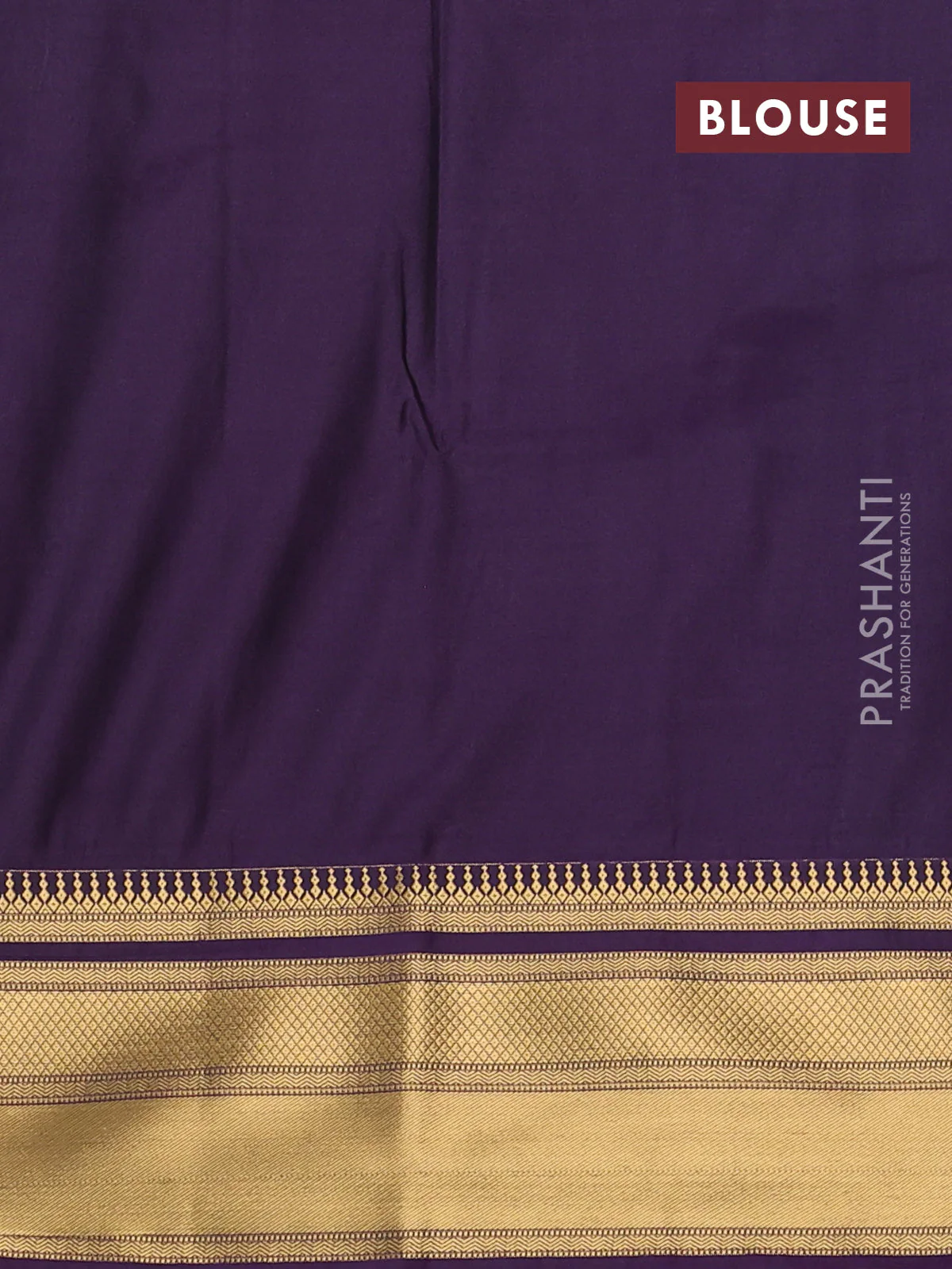 Semi soft silk saree pink and deep purple with allover zari woven buttas and zari woven korvai border - Image 3