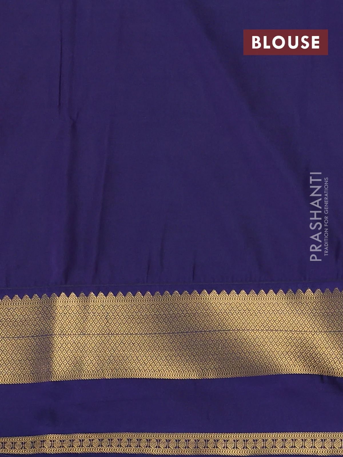 Semi soft silk saree pink and navy blue with zari woven buttas and rettapet zari woven border - Image 3