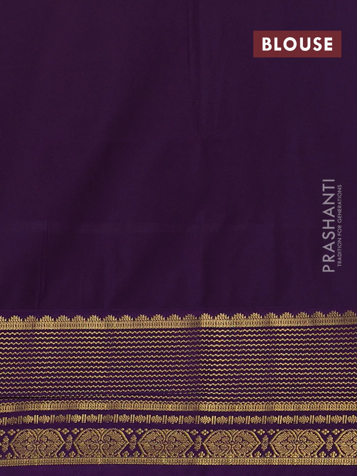 Semi soft silk saree pink and purple with allover zari woven buttas and zari woven border - Image 3