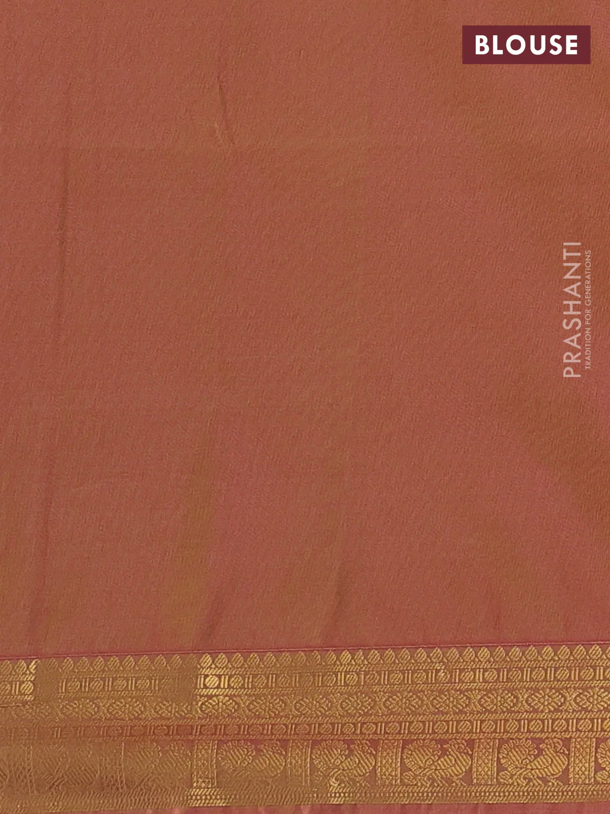 Semi soft silk saree pista green and pink with allover zari woven buttas and zari woven korvai border - Image 3