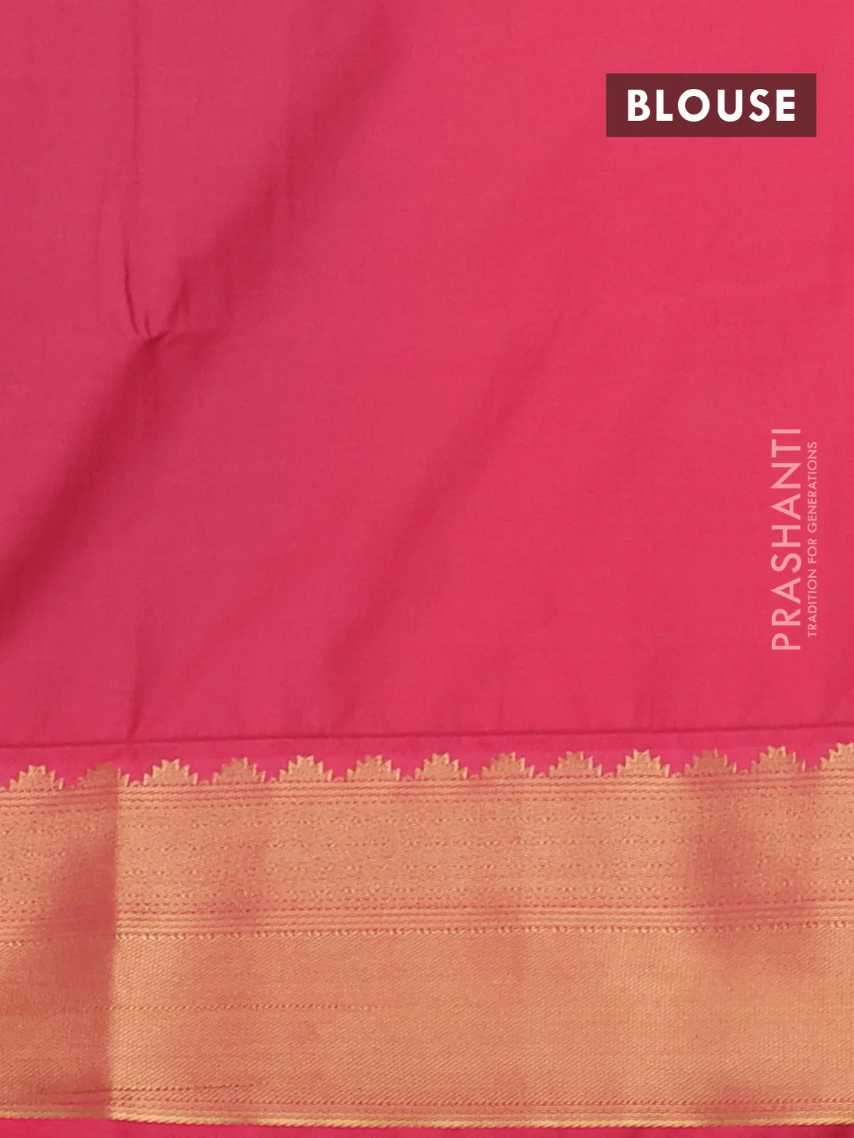 Semi soft silk saree purple and peach pink with allover zari weaves & buttas and zari woven korvai border - Image 3