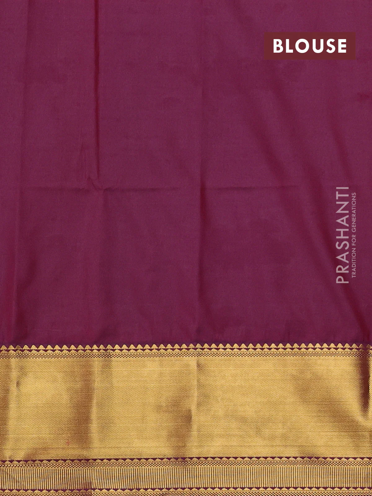 Semi soft silk saree red and deep maroon with allover zari weaves & buttas and zari woven border - Image 3