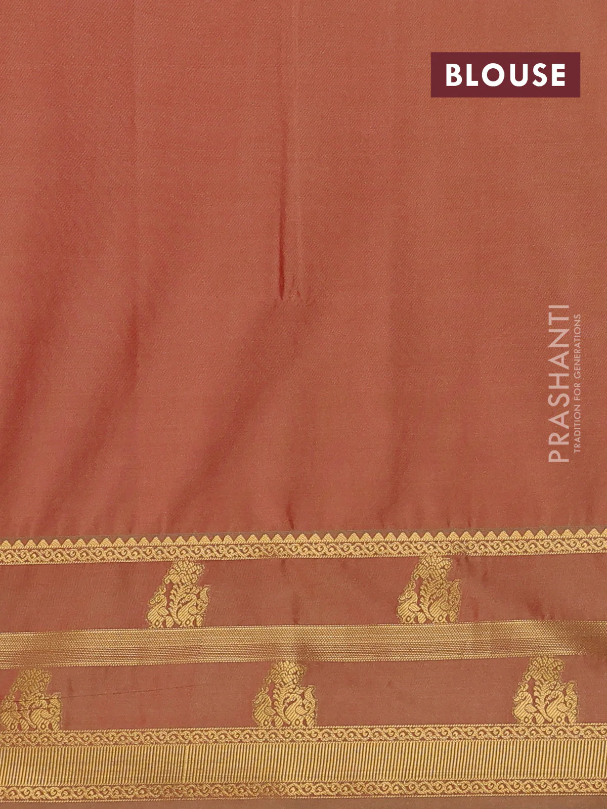 Semi soft silk saree red and pastel green with allover zari weaves & buttas and zari woven border - Image 3