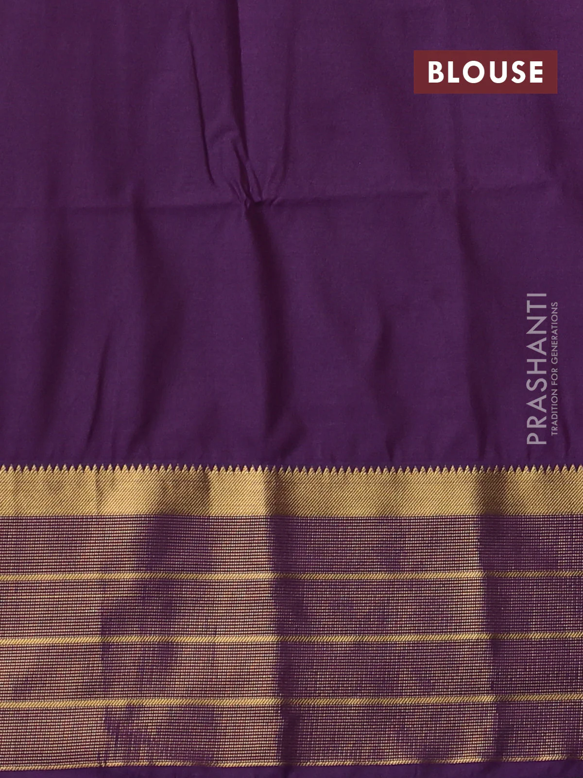 Semi soft silk saree sap green and violet with allover paisley zari woven buttas and zari woven border - Image 3
