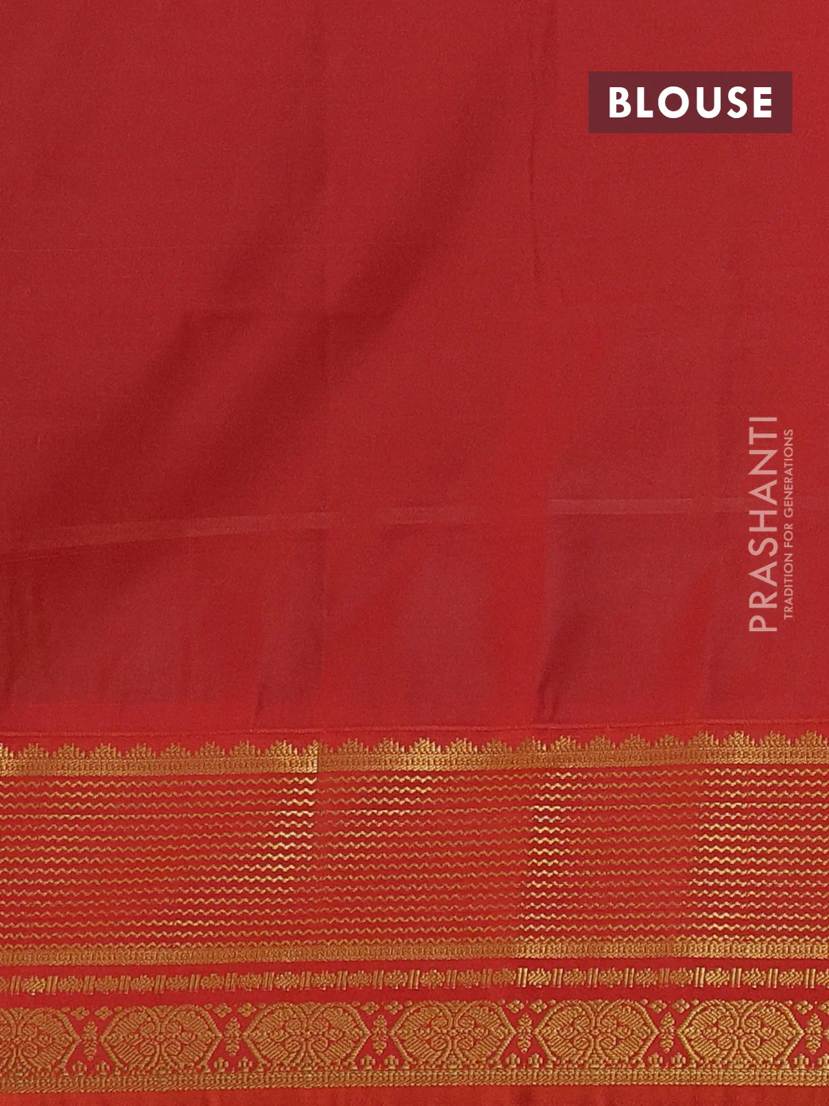 Semi soft silk saree violet and orange with allover zari woven buttas and zari woven border - Image 3