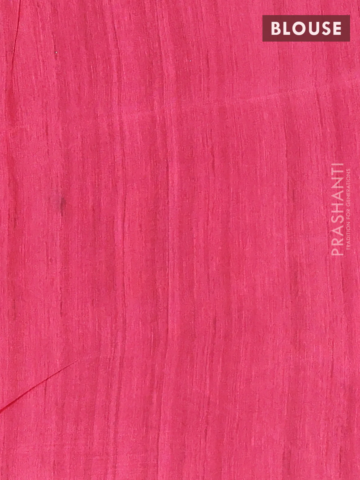 Semi tussar saree candy pink and beige with allover butta prints and madhubani printed pallu & border - Image 4