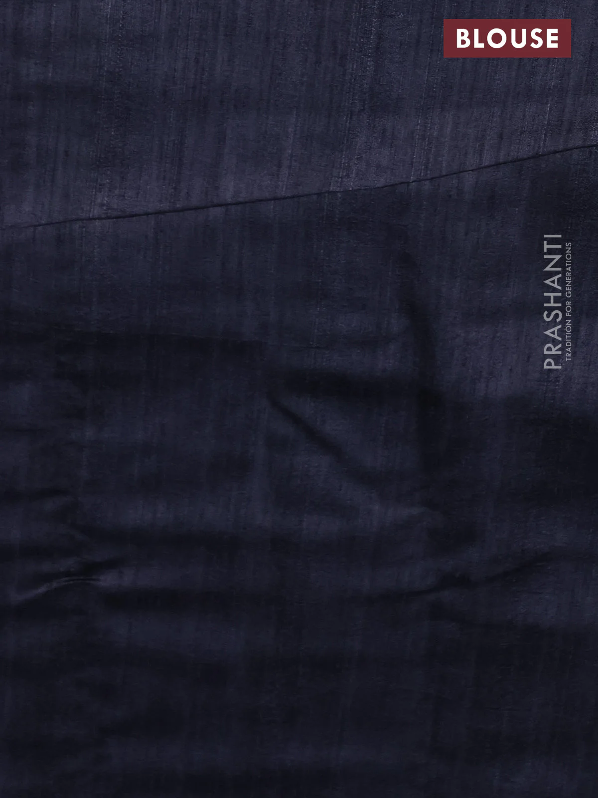 Semi tussar saree elephant grey with allover mirror work and printed border - Image 4