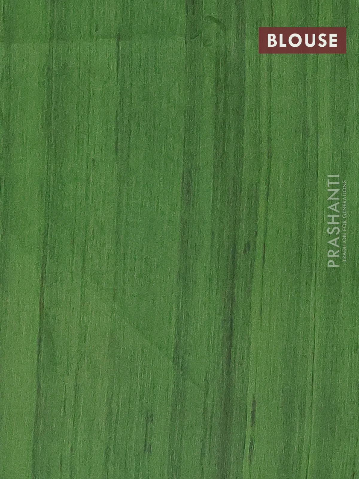 Semi tussar saree green and beige with butta prints and madhubani printed pallu - Image 4