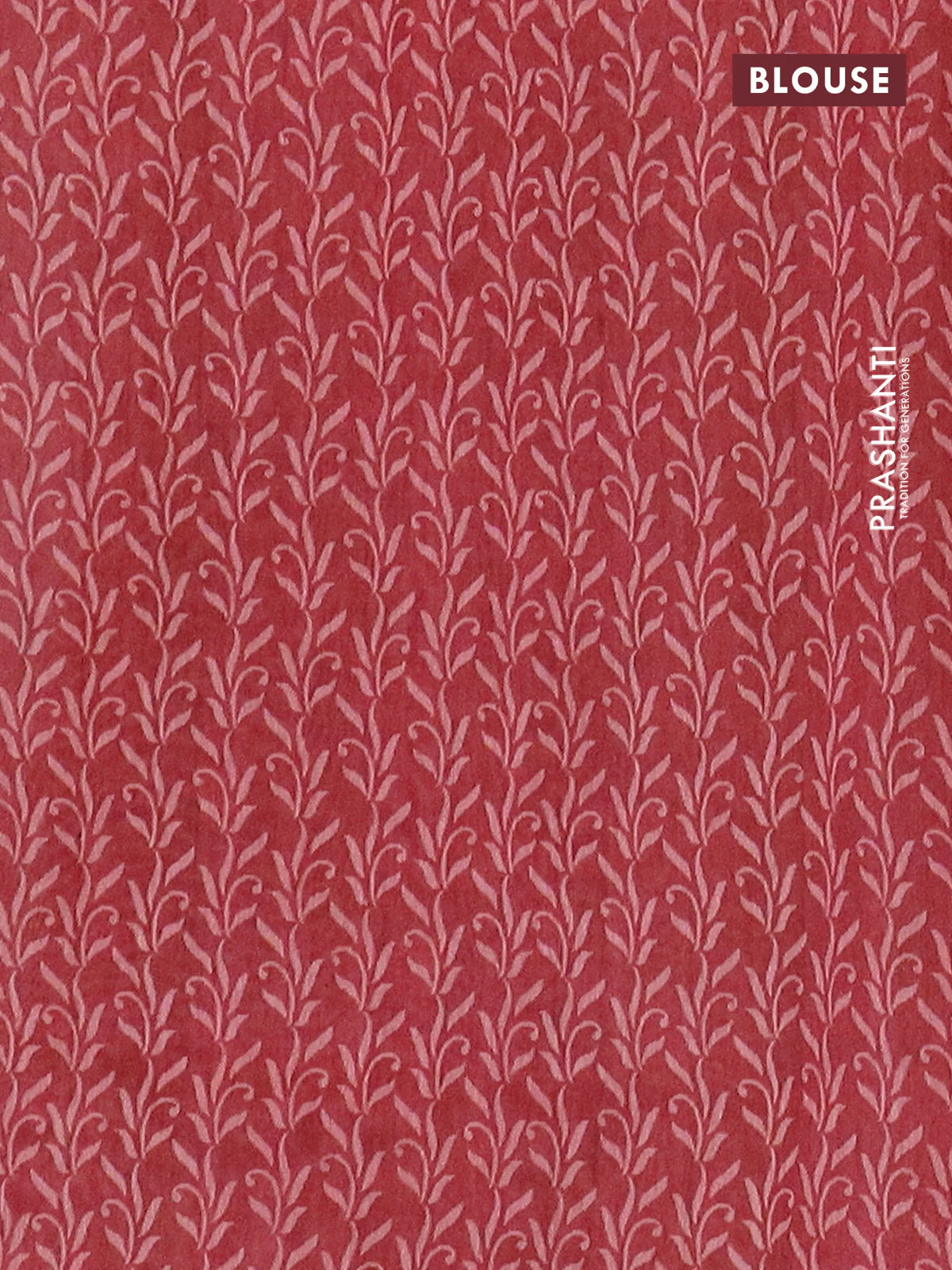 Semi tussar saree grey shade and maroon with allover prints and small zari woven border - Image 4