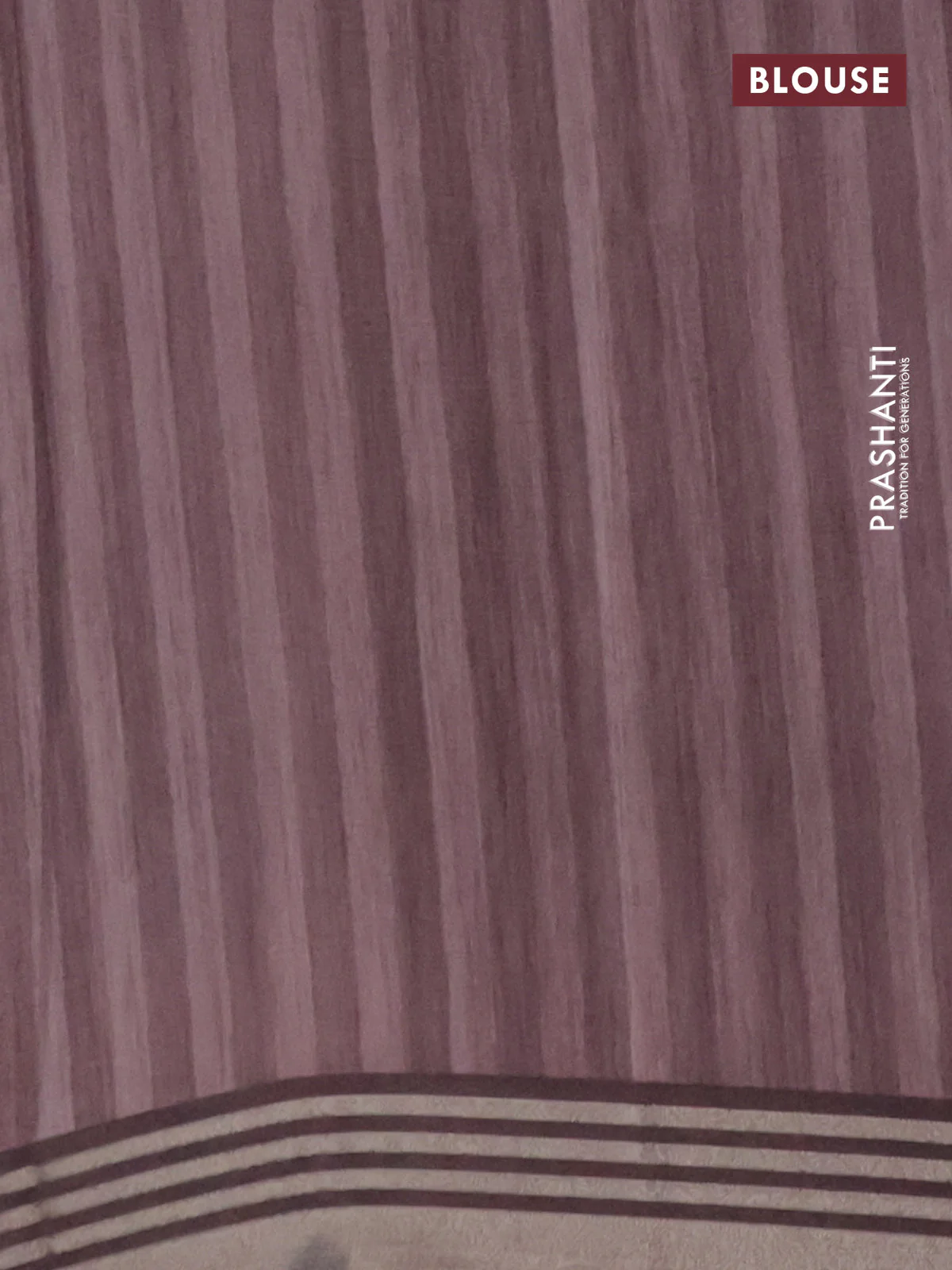 Semi tussar saree grey shade with allover prints and zari woven border - Image 4
