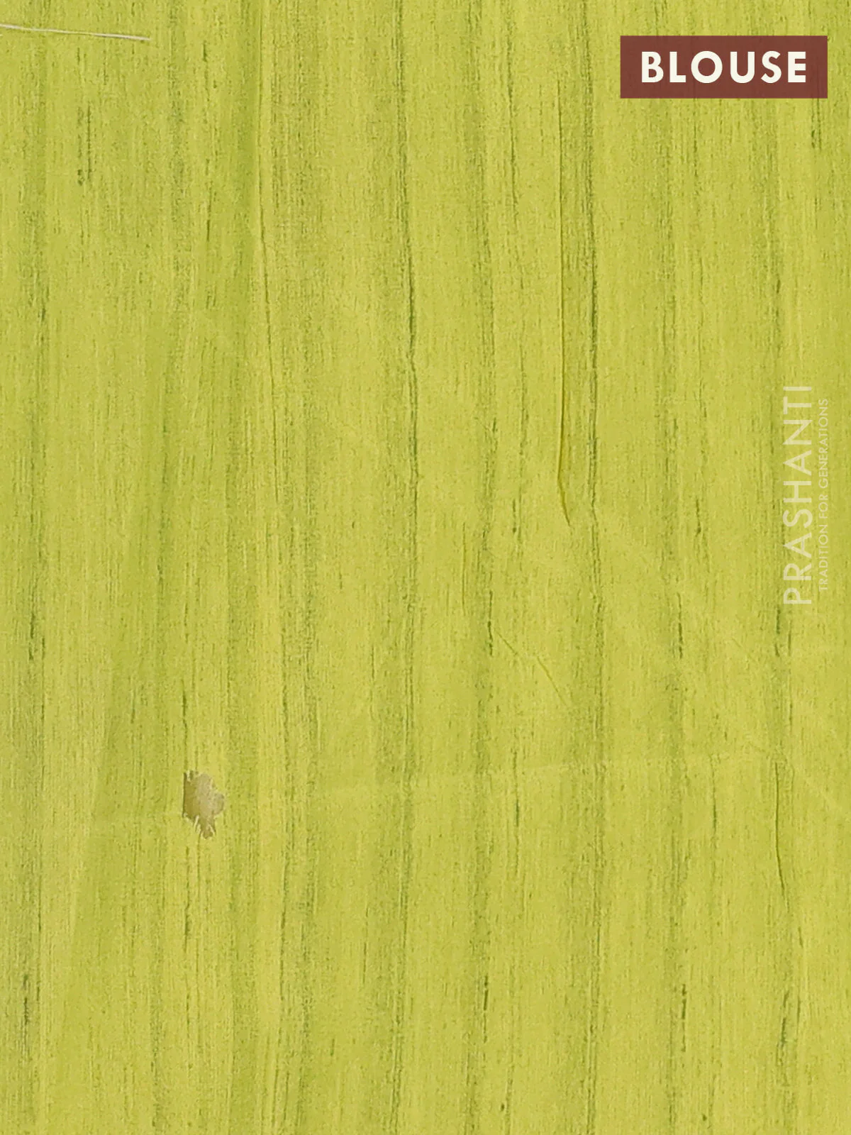 Semi tussar saree lime green and beige with allover bandhani prints and madhubani printed pallu & border - Image 4