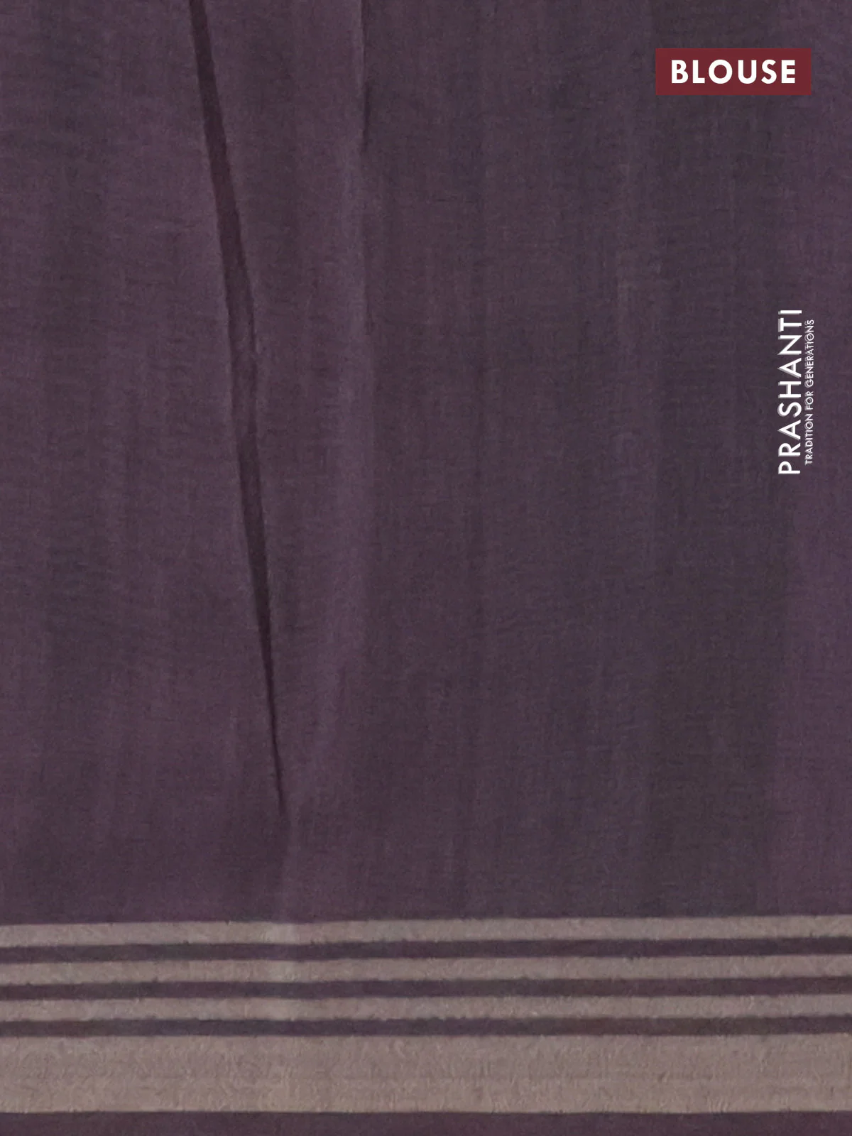Semi tussar saree multicolour and jamun shade with allover prints and zari woven border - Image 4
