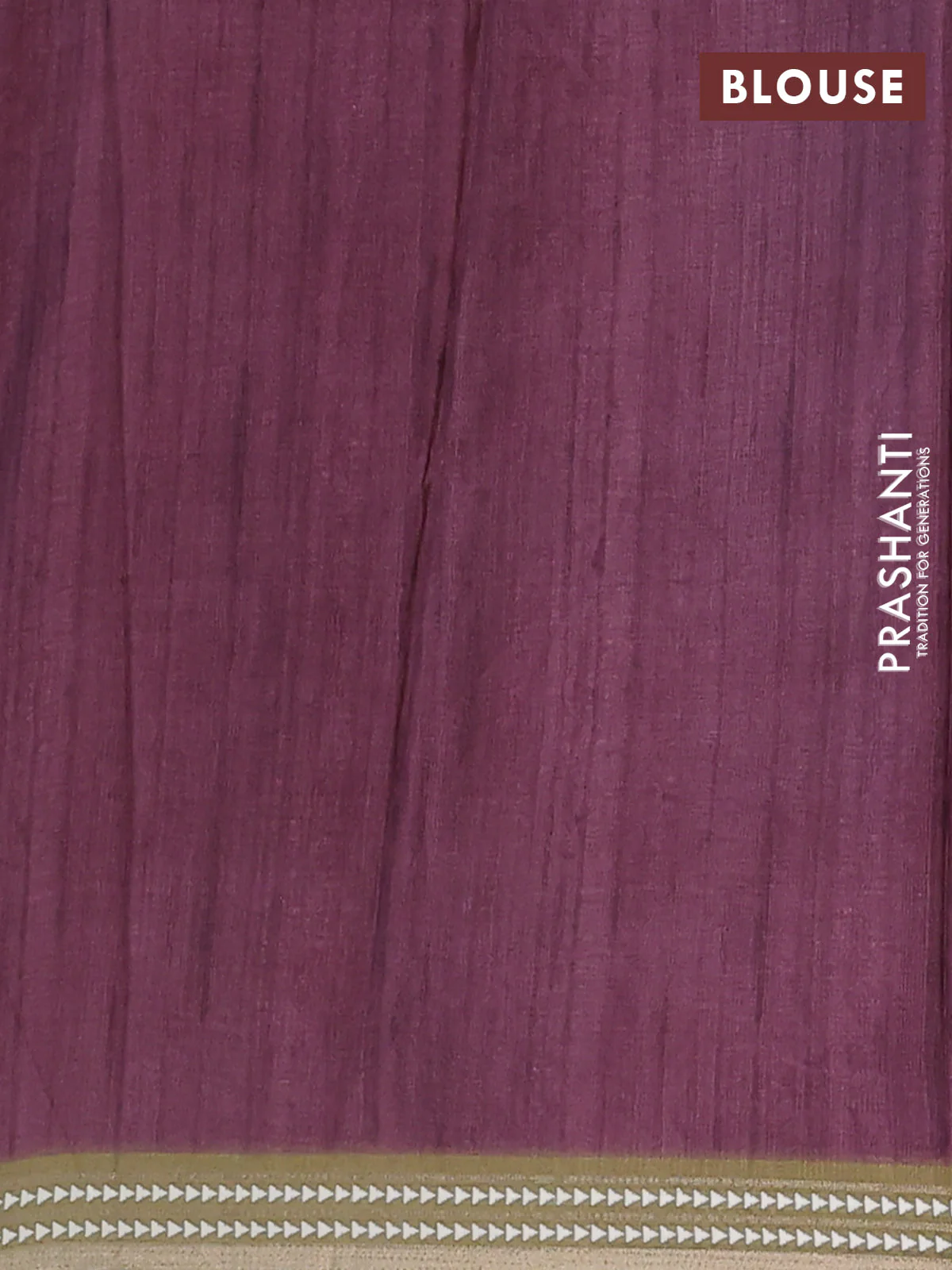 Semi tussar saree pastel purple and yellow shade with allover kalamkari prints and printed border - Image 4