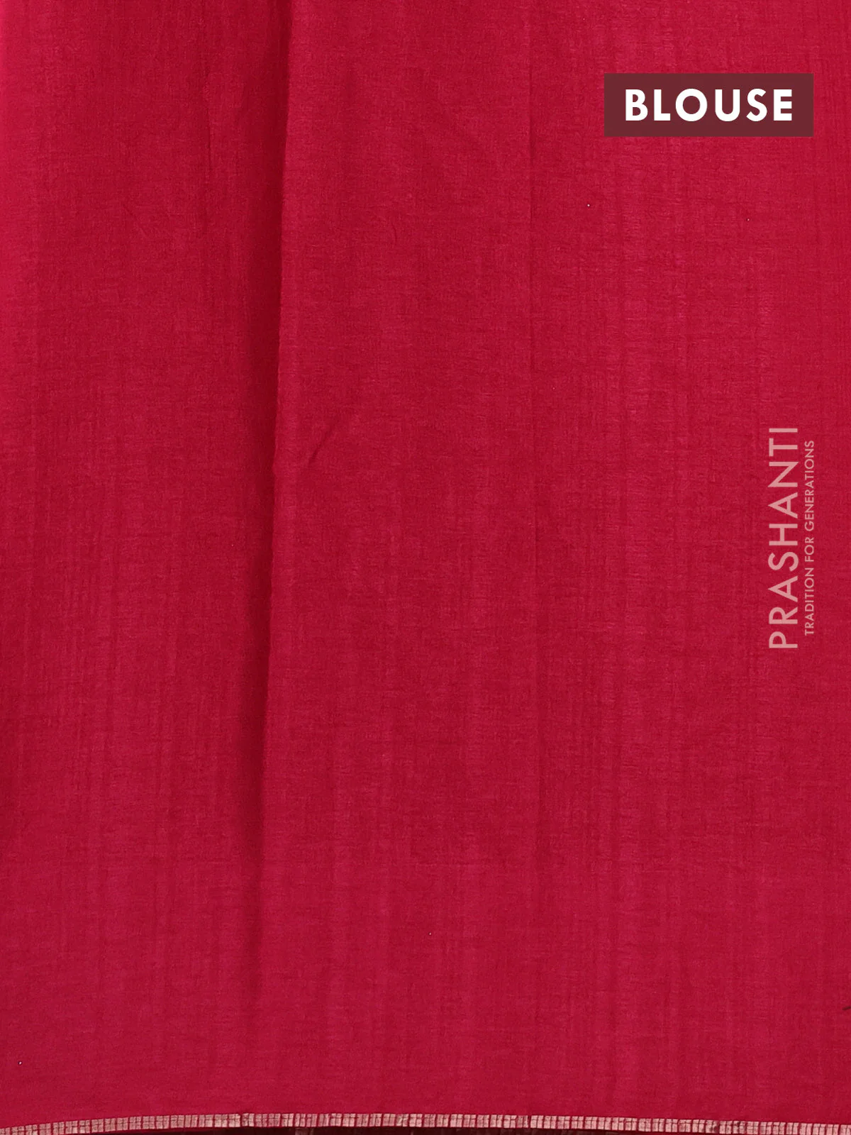 Semi tussar saree pink with allover zari checked pattern and embroidery border - Image 3
