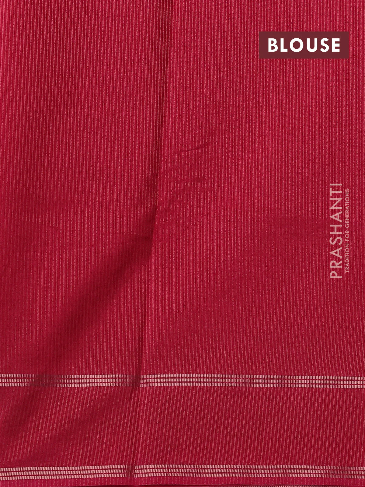 Semi tussar saree pink with zari woven buttas and zari woven embroidery butta border - Image 3