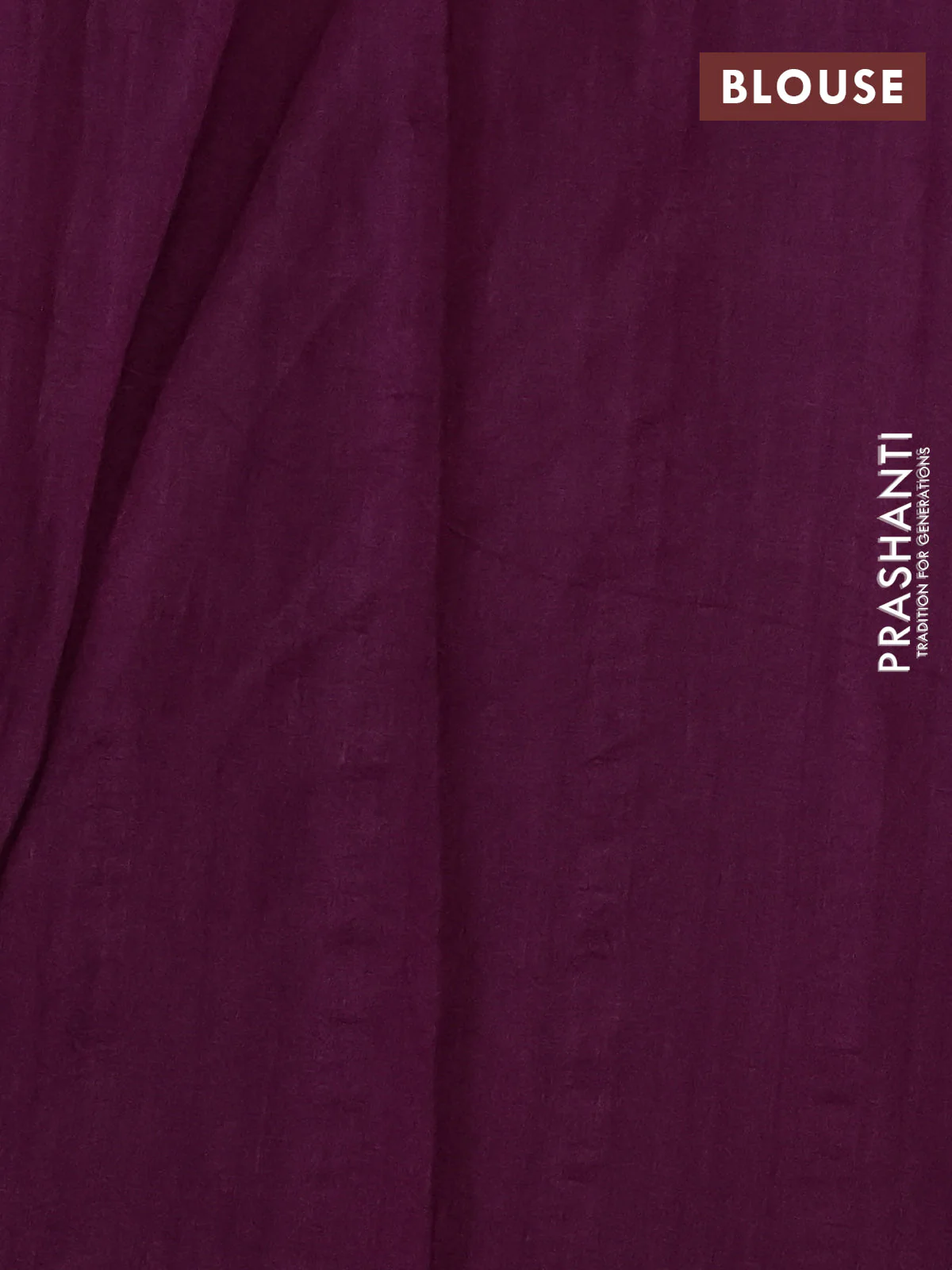 Semi tussar saree purple with kalamkari applique work - Image 3