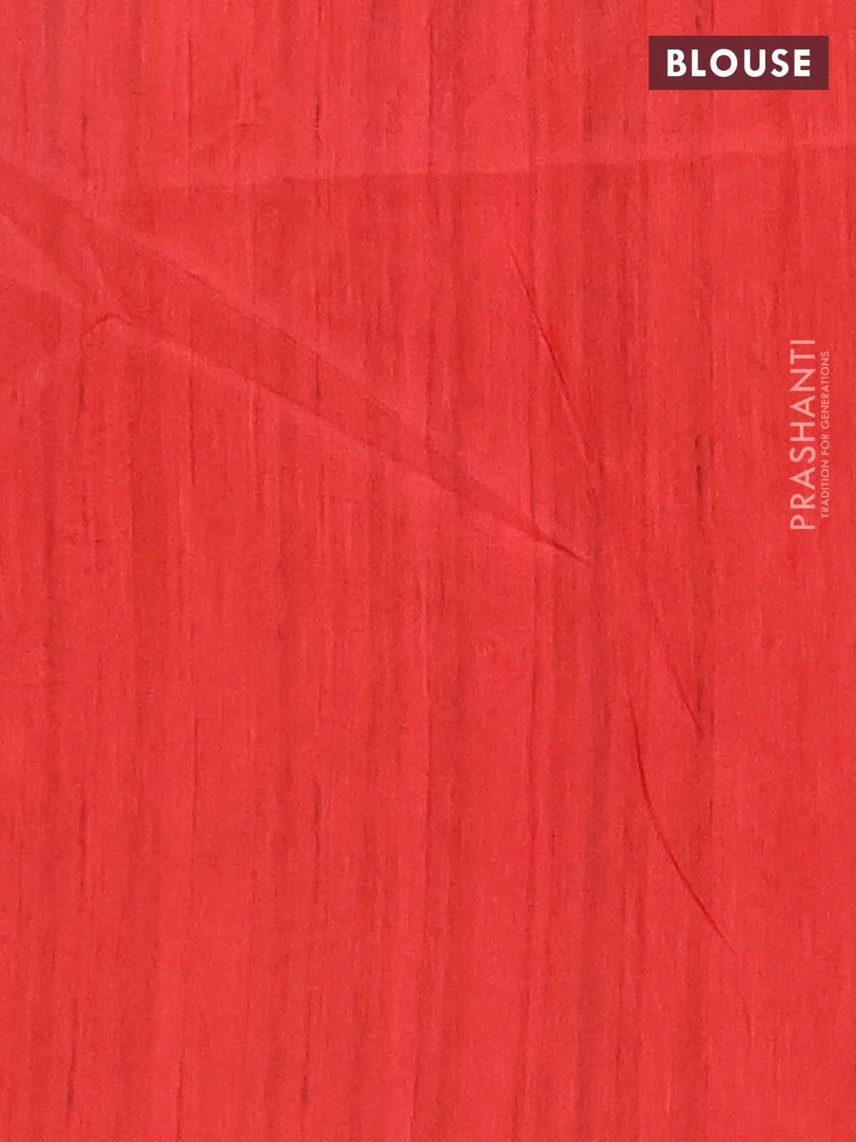 Semi tussar saree red and beige with allover bandhani prints and madhubani printed pallu & border - Image 4