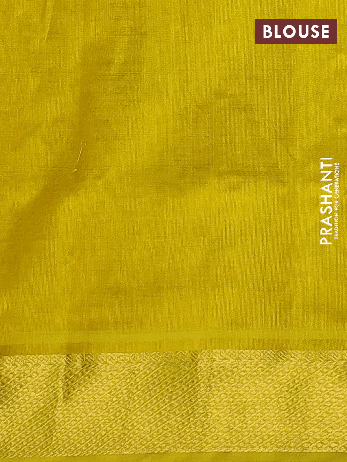 Silk cotton saree black and yellow with allover paalum pazhamum checks pattern & paisley zari buttas and zari woven border - Image 3