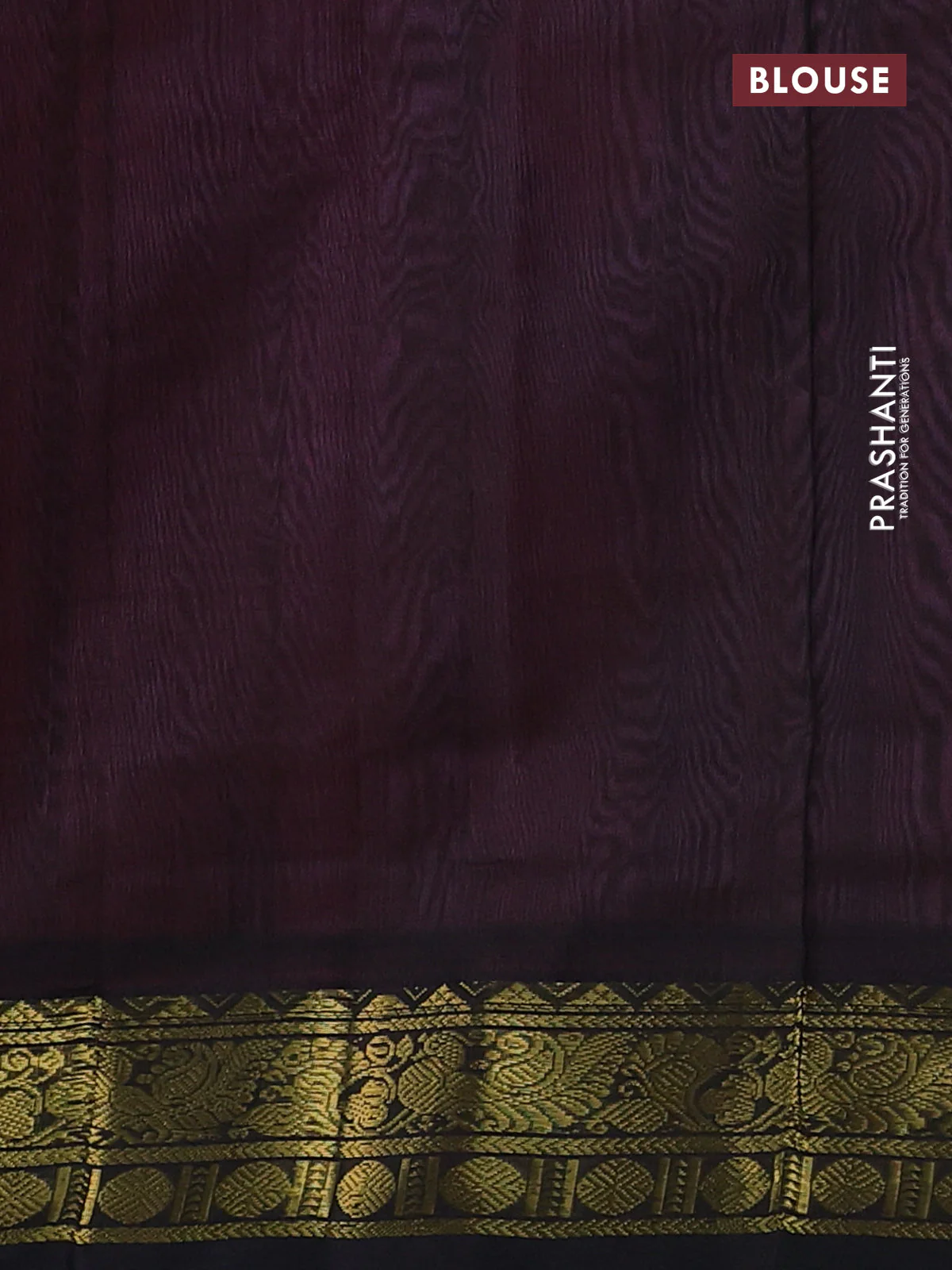 Silk cotton saree candy pink and black with plain body and zari woven border - Image 3