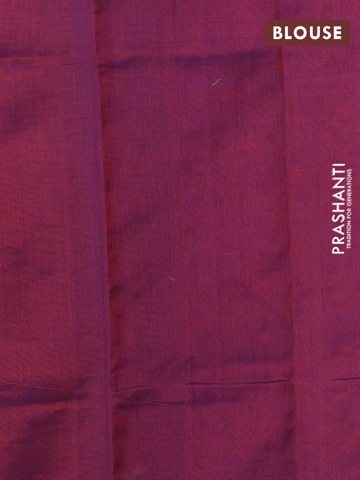Silk cotton saree dual shade of bluish maroon with embroidery buttas and embroidery work border - Image 3