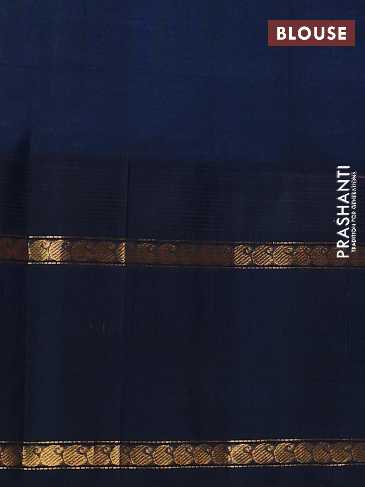 Silk cotton saree light pink and peacock green with allover checked pattern and temple design rettapet zari korvai border - Image 3