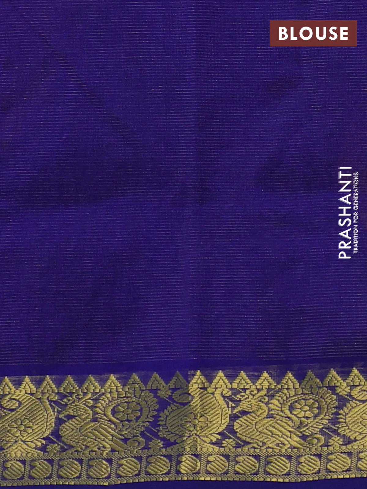 Silk cotton saree mustard yellow and violet with allover vairosi pattern and annam zari woven border - Image 3