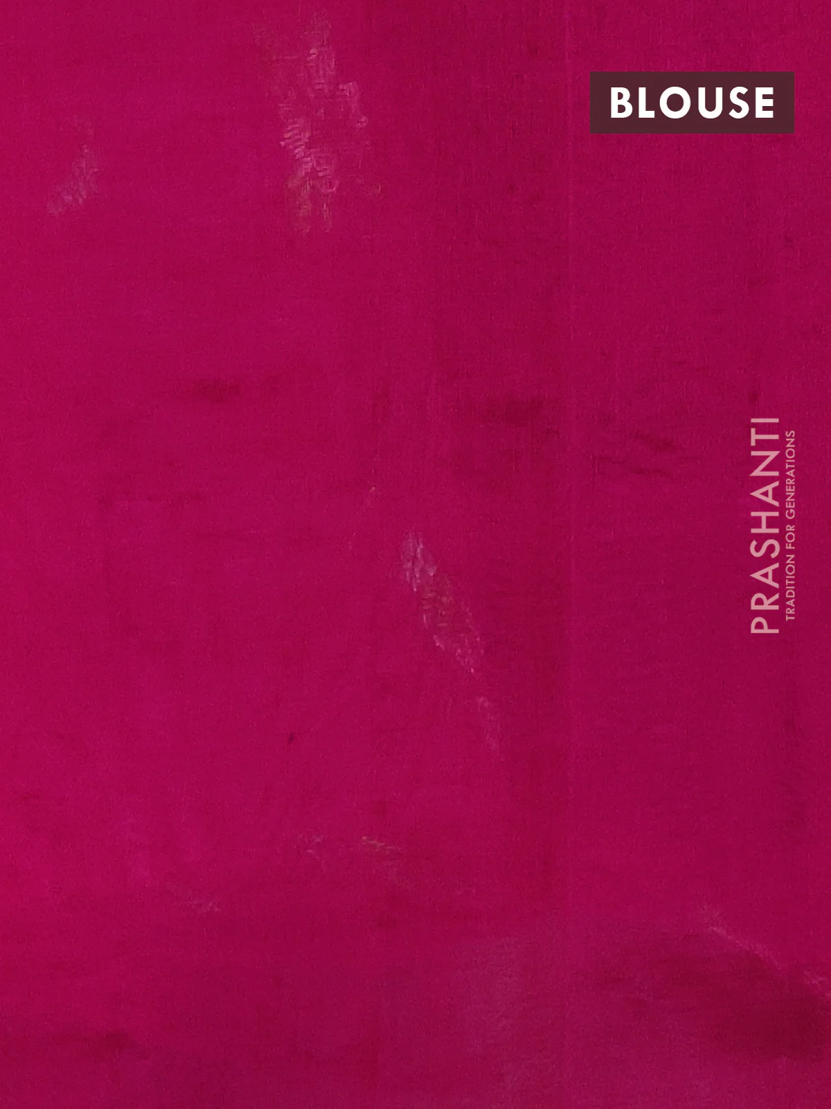 Silk cotton saree pink with allover embroidery in borderless style - Image 3