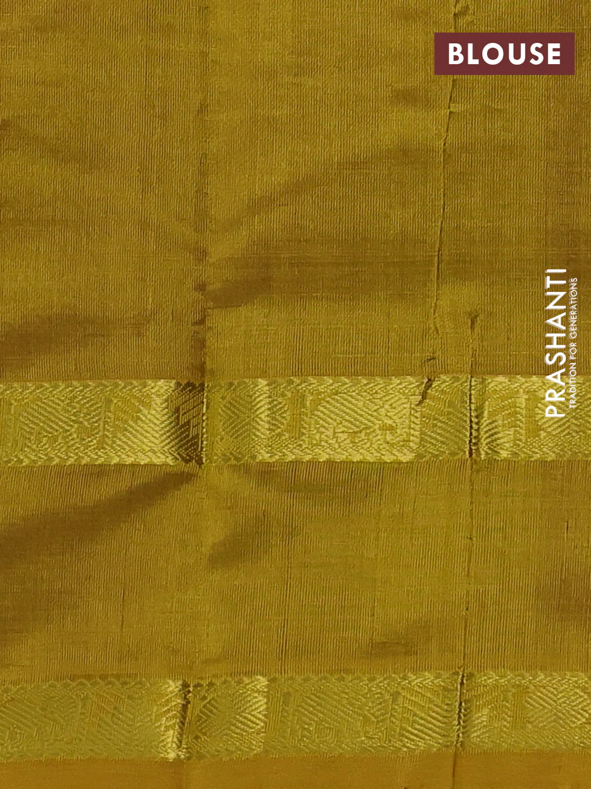 Silk cotton saree purple and mustard yellow with allover lakshadeepam pattern and rettapet zari woven border - Image 3