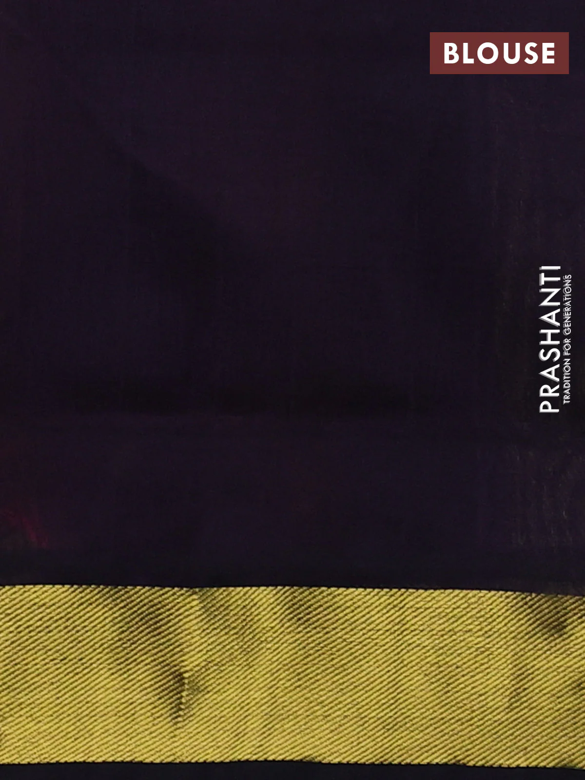 Silk cotton saree red and black with allover paalum pazhamum checked pattern & paisley zari woven buttas and zari woven border - Image 3