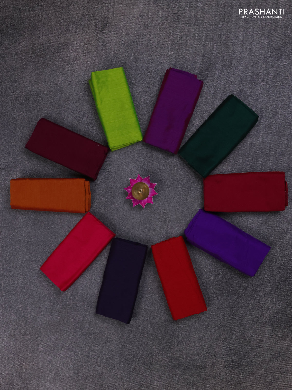 Spun blouse bits multi colour pack of 10