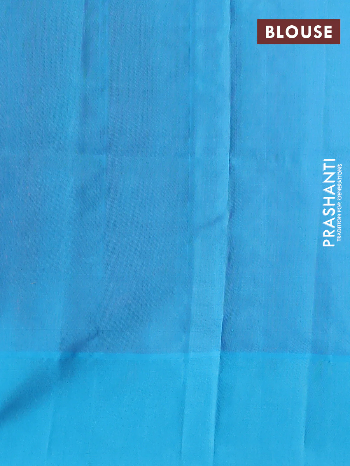 Venkatagiri silk saree dual shade of pink and light blue with silver zari woven buttas and simple border - Image 4