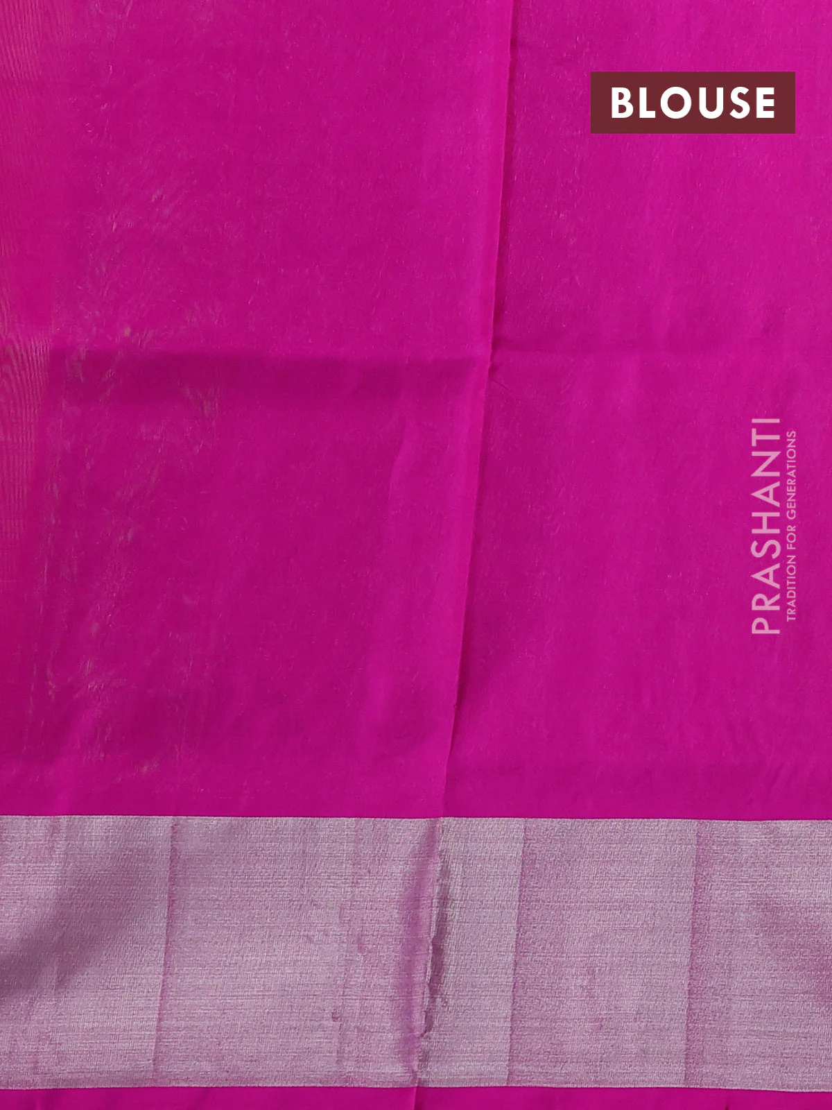 Venkatagiri silk saree light green and light pink with silver zari woven buttas and silver zari woven border - Image 4
