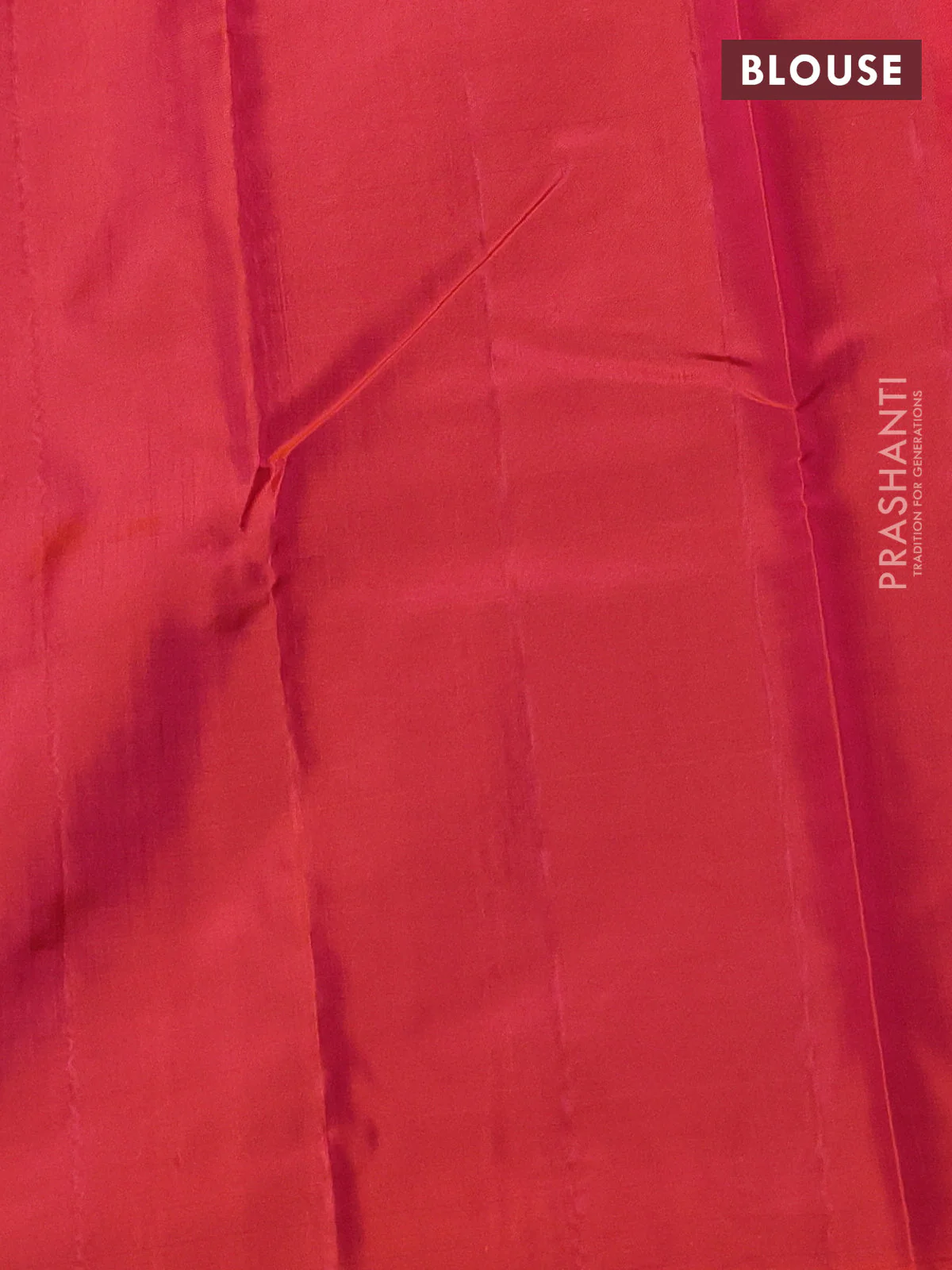 Wine shade Kanchipuram silk saree with matching antique necklace - Image 3