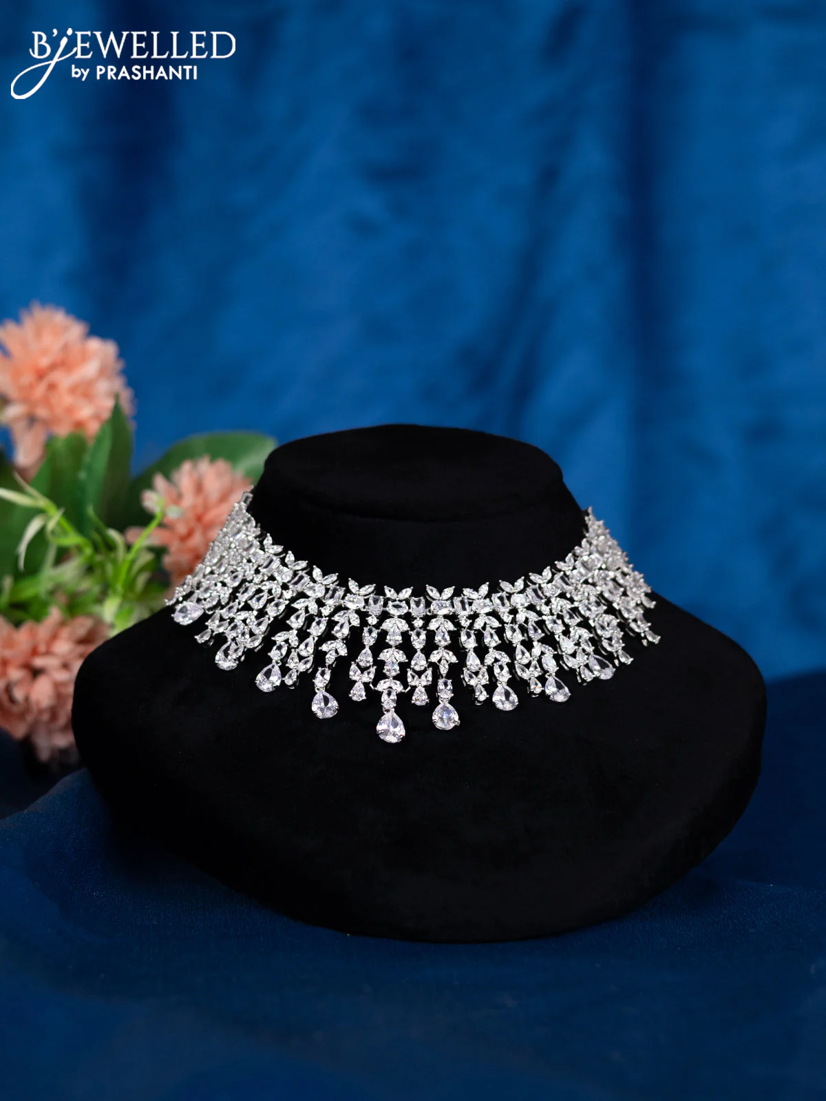 Zircon choker with cz stones - Image 2