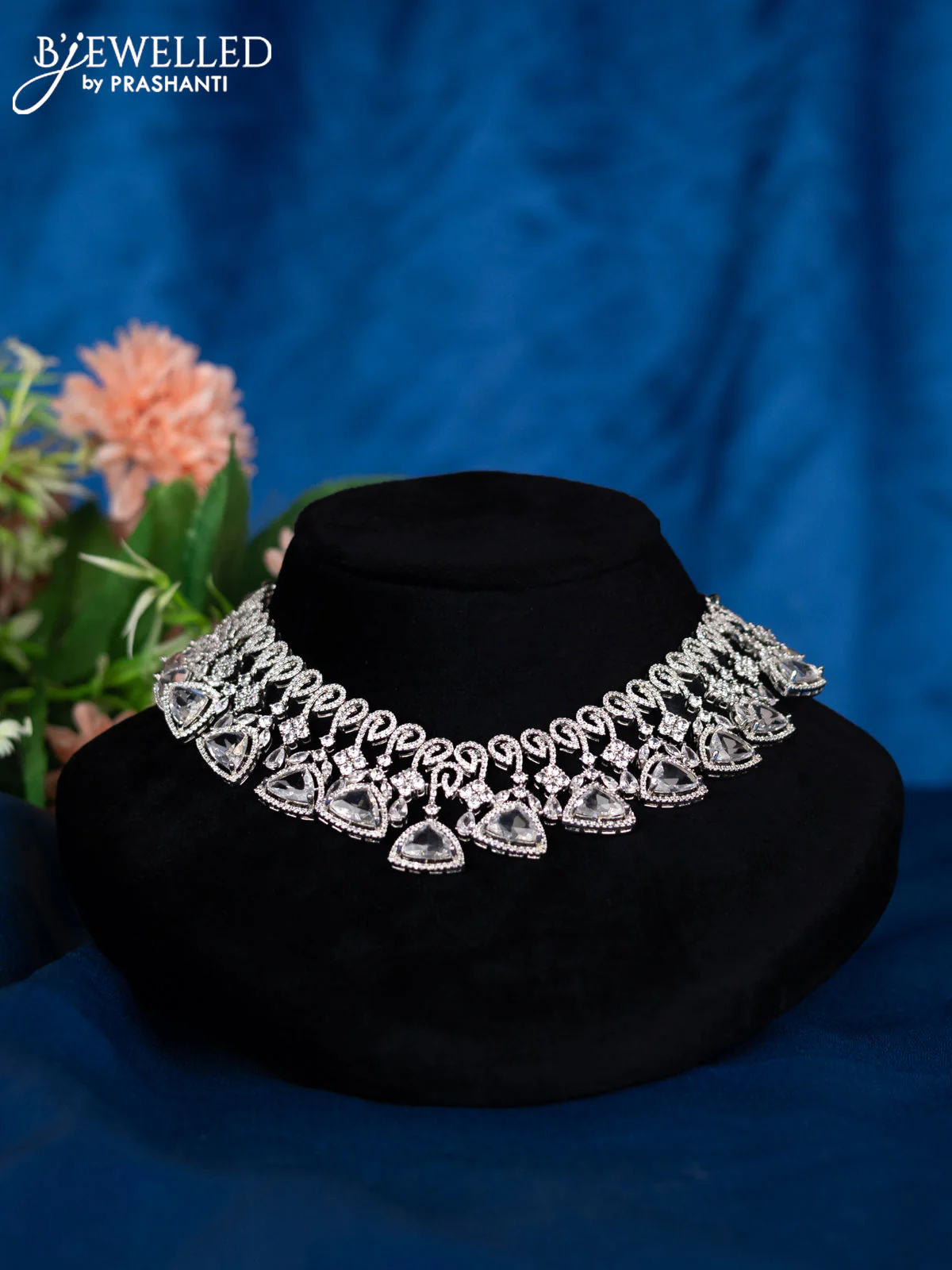 Zircon choker with cz stones - Image 2