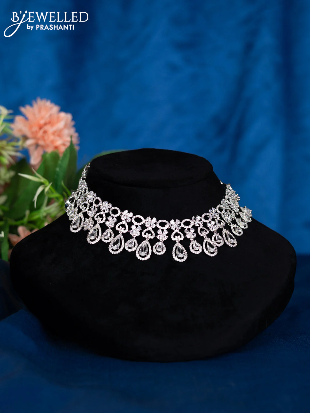 Zircon choker with cz stones - Image 2