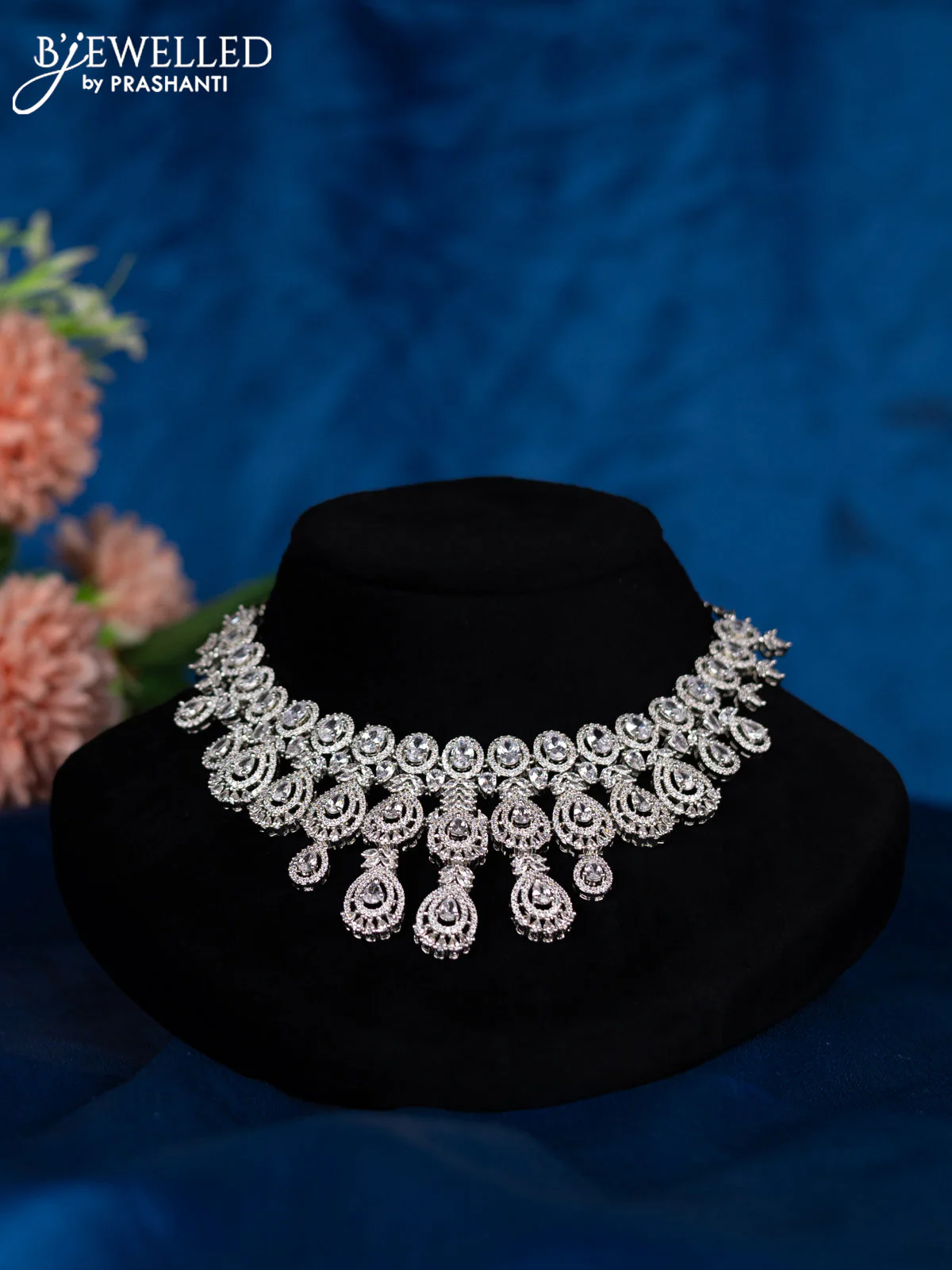 Zircon choker with cz stones - Image 2