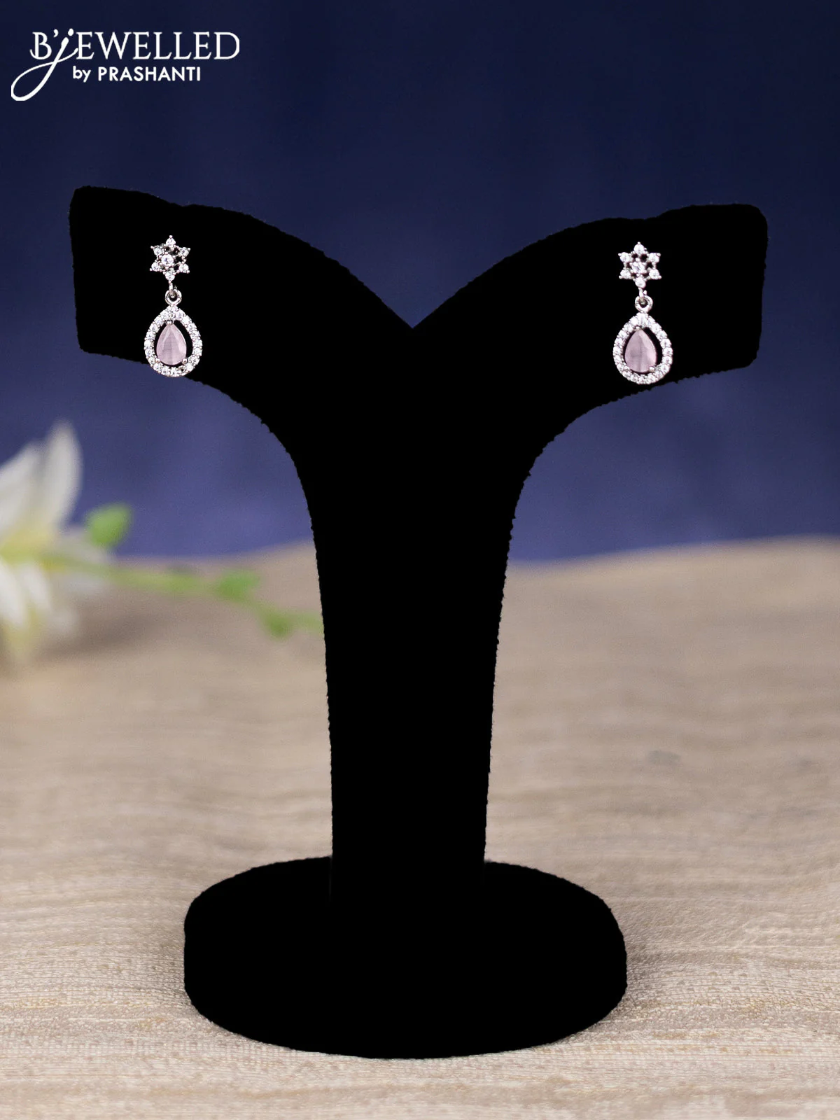 Zircon haram with baby pink and cz stones - Image 2