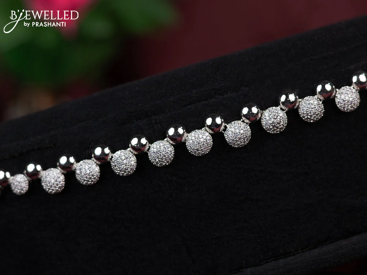 Zircon hip chain with cz stones - Image 2