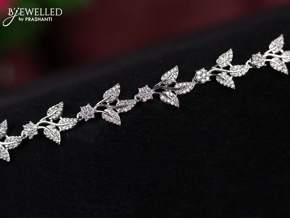 Zircon hip chain with cz stones - Image 2