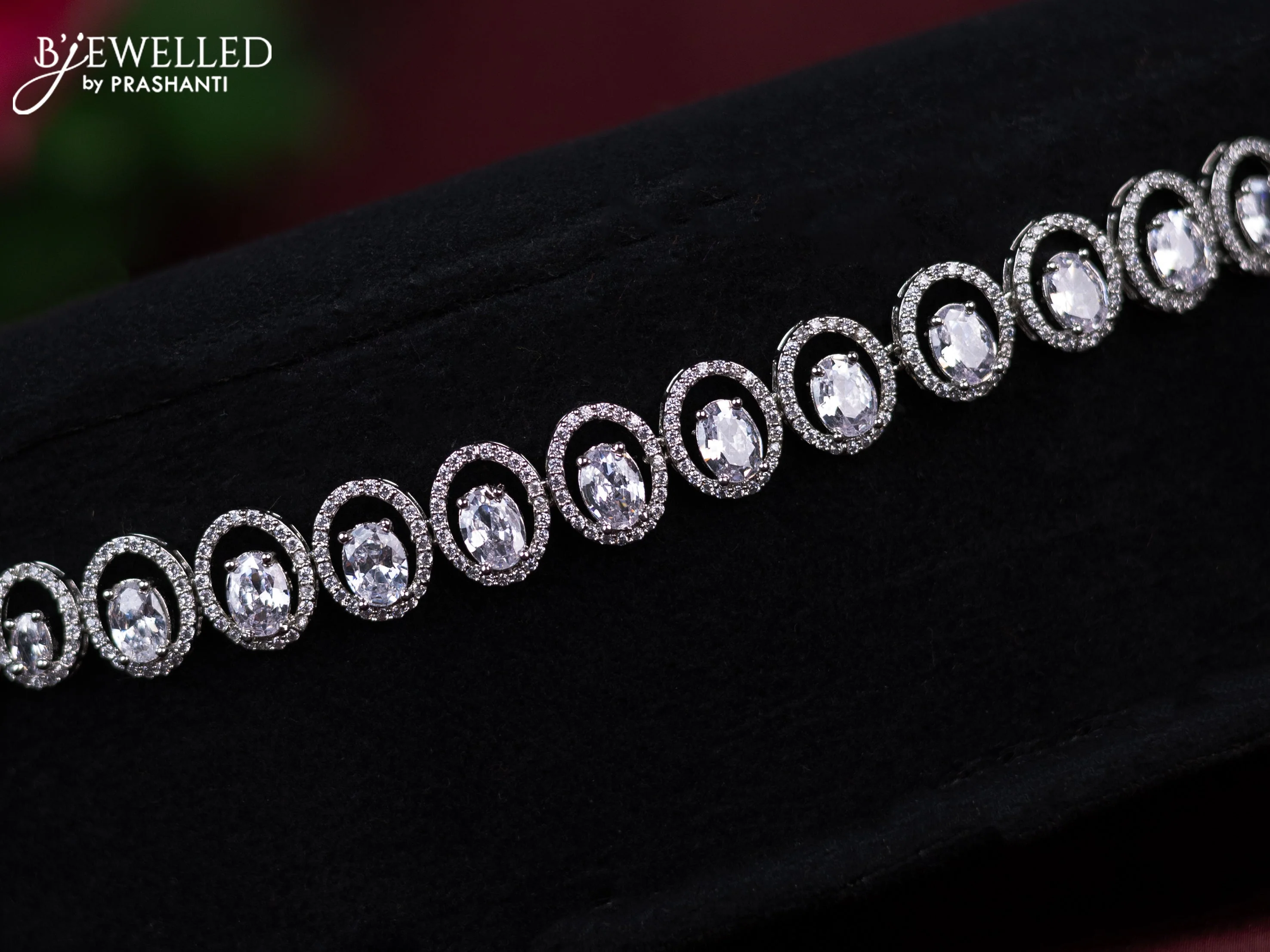 Zircon hip chain with cz stones - Image 2