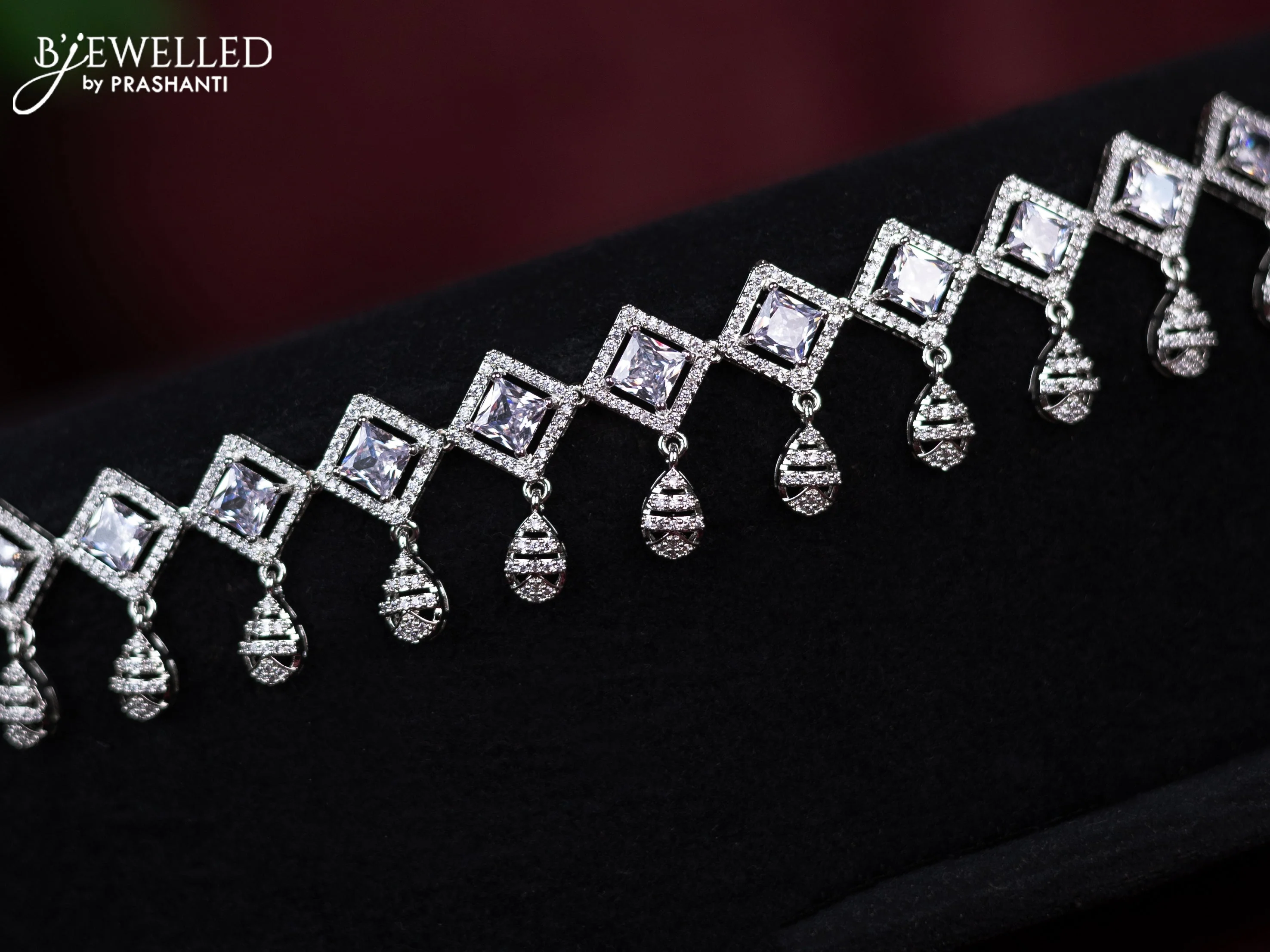Zircon hip chain with cz stones - Image 2