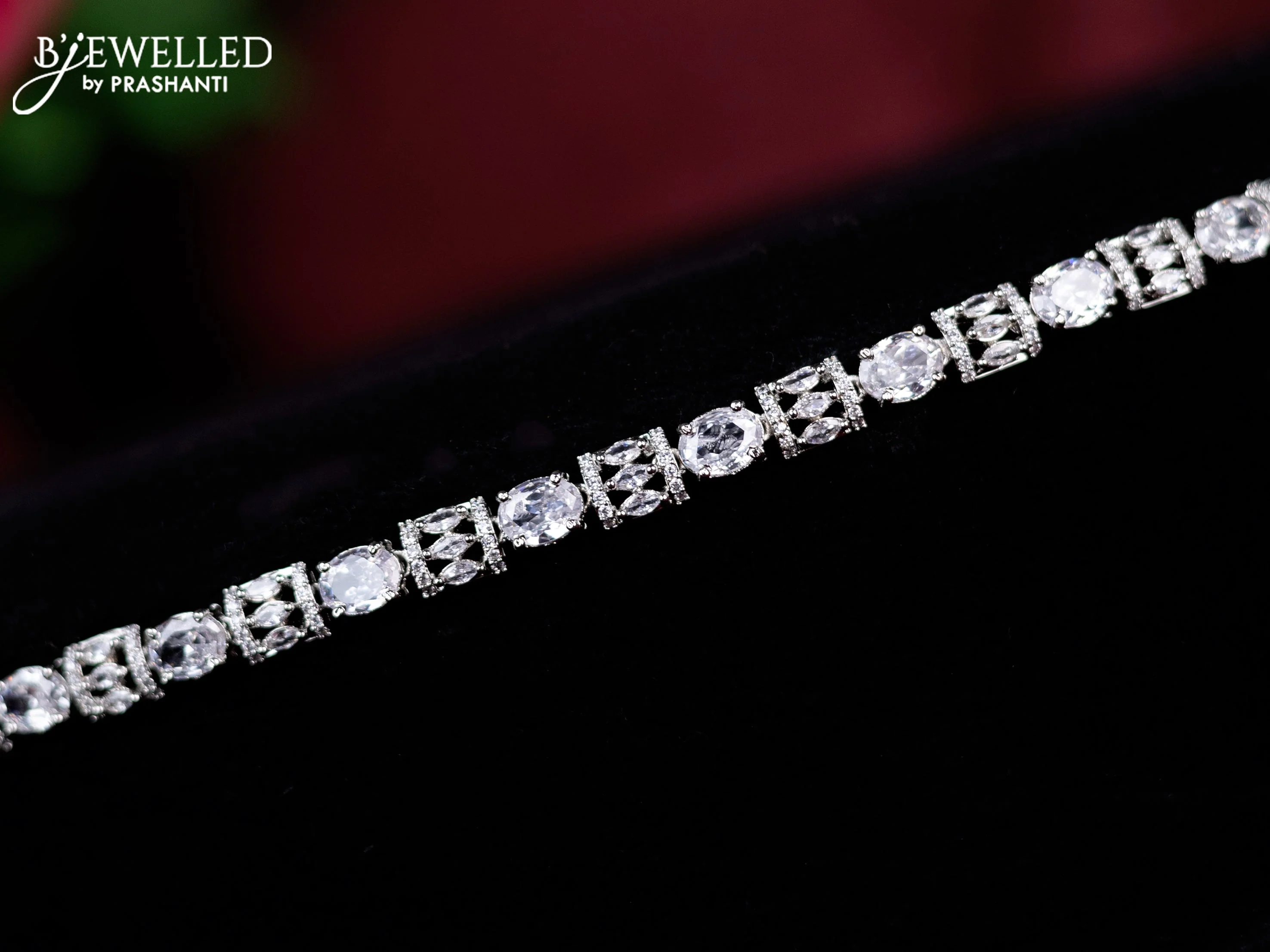 Zircon hip chain with cz stones - Image 2