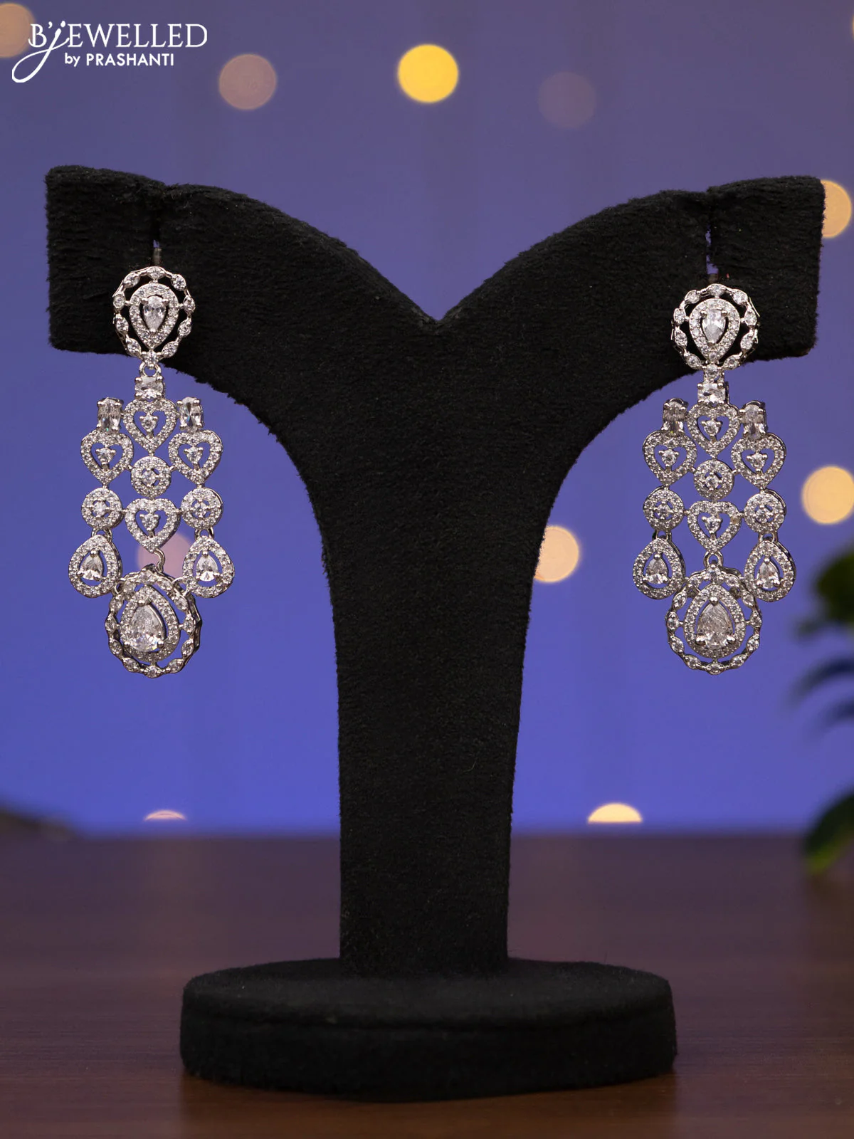 Zircon necklace with cz stones - Image 2