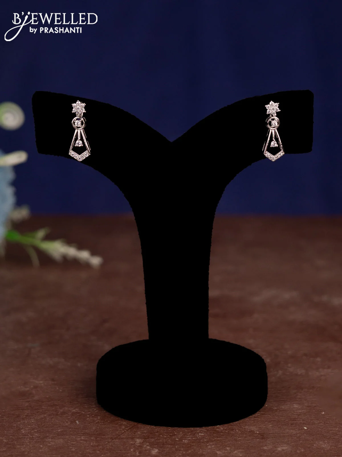 Zircon necklace with cz stones - Image 2